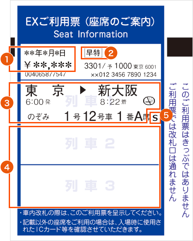 EXご利用票について